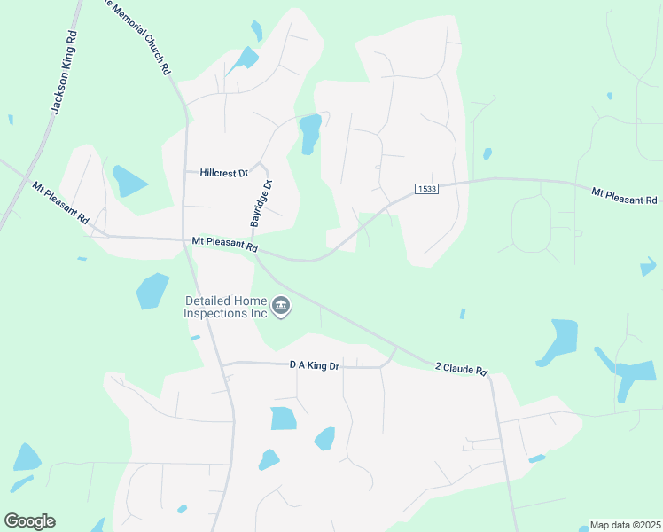 map of restaurants, bars, coffee shops, grocery stores, and more near 1691 Mount Pleasant Road in Johnston County