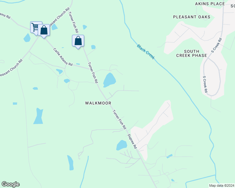 map of restaurants, bars, coffee shops, grocery stores, and more near 1112 Rebarah Moor Drive in Wake County