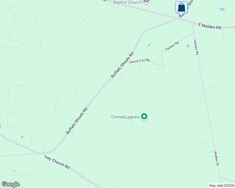 map of restaurants, bars, coffee shops, grocery stores, and more near 4065 Benny Shrum Lane in Maiden