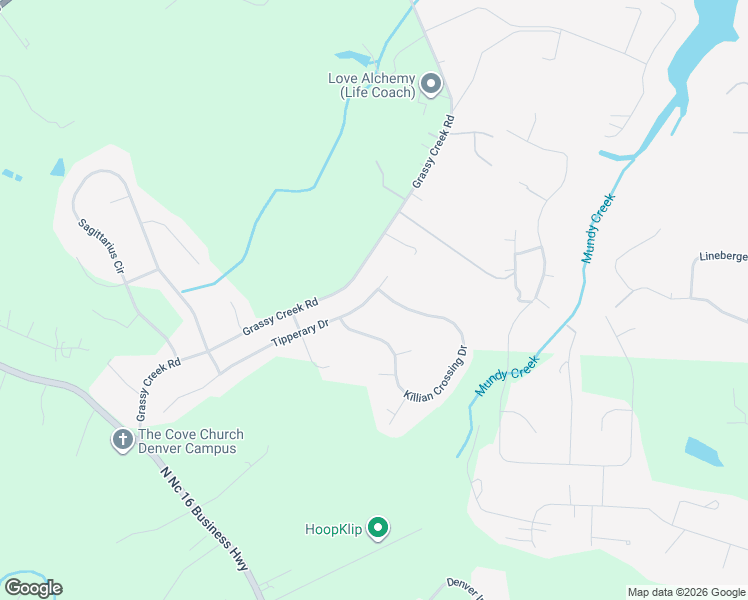 map of restaurants, bars, coffee shops, grocery stores, and more near 6032 Tipperary Drive in Denver