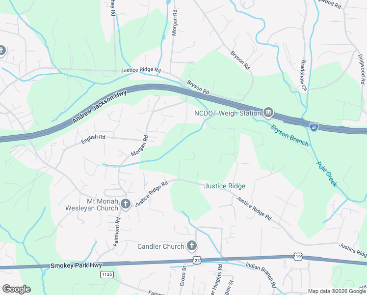 map of restaurants, bars, coffee shops, grocery stores, and more near 28 Hinson Drive in Candler