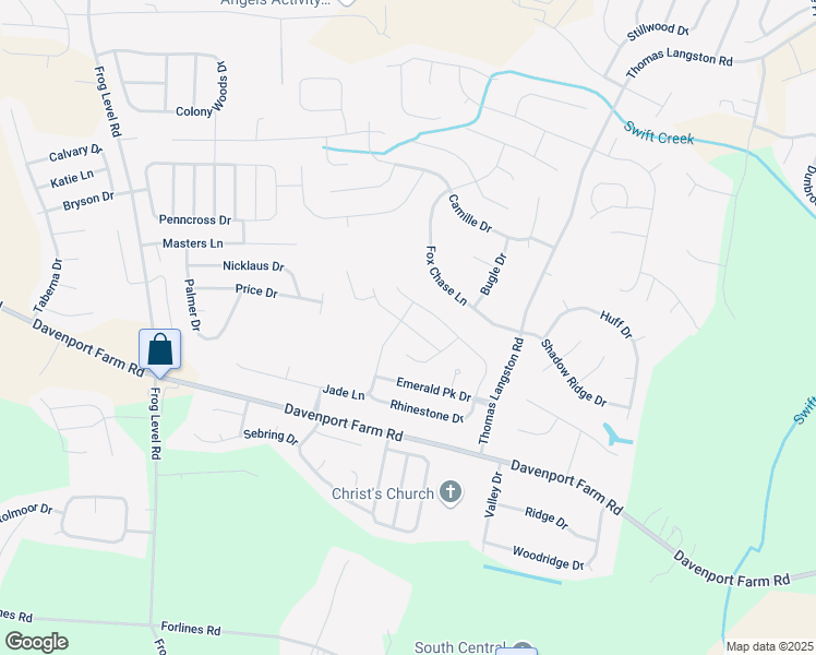 map of restaurants, bars, coffee shops, grocery stores, and more near 894 Davenport Farm Road in Winterville