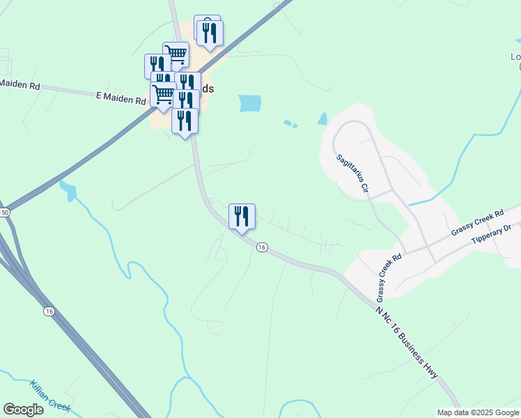map of restaurants, bars, coffee shops, grocery stores, and more near 4950 Wrenn Drive in Denver