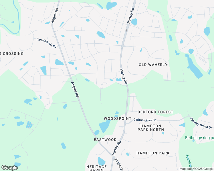 map of restaurants, bars, coffee shops, grocery stores, and more near 3925 Sherron Hill Lane in Fuquay-Varina