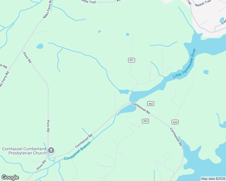 map of restaurants, bars, coffee shops, grocery stores, and more near 125 Lakeview Estates Road in Vonore