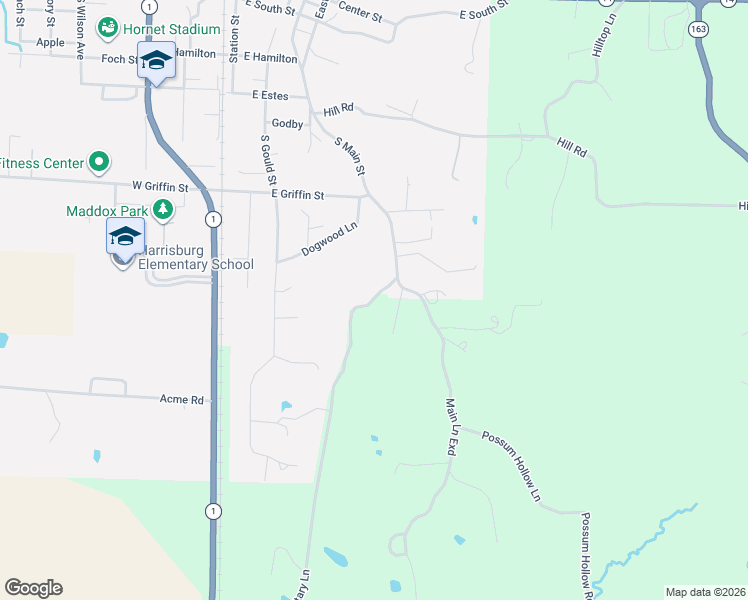map of restaurants, bars, coffee shops, grocery stores, and more near 7316 Old Military Lane in Harrisburg