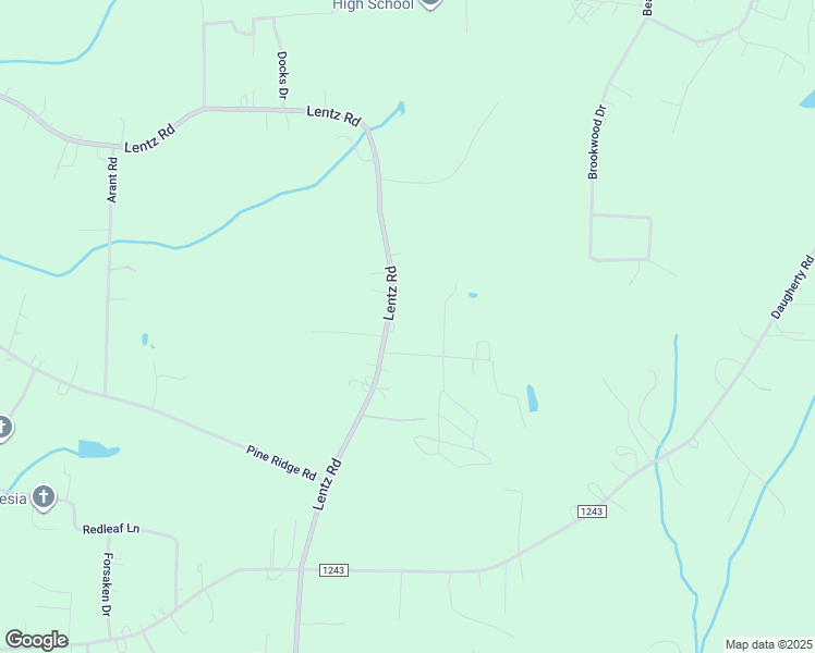 map of restaurants, bars, coffee shops, grocery stores, and more near 2270 Lentz Road in China Grove