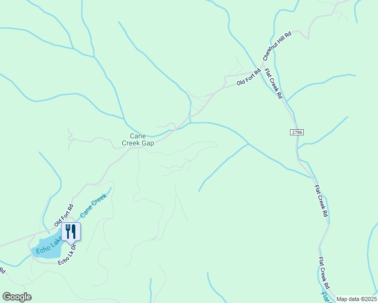 map of restaurants, bars, coffee shops, grocery stores, and more near 115 Davey Crockett Road in Fairview