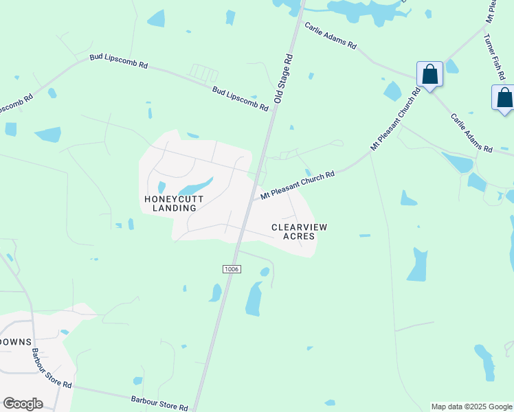 map of restaurants, bars, coffee shops, grocery stores, and more near 8891 Mount Pleasant Church Road in Wake County