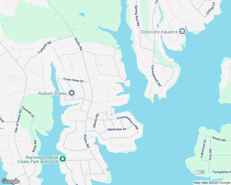 map of restaurants, bars, coffee shops, grocery stores, and more near 112 Stover Road in Mooresville