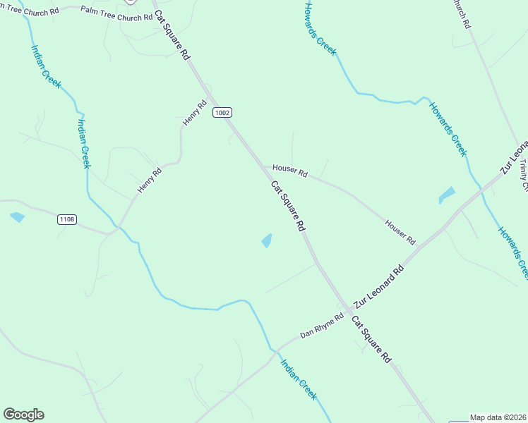 map of restaurants, bars, coffee shops, grocery stores, and more near 2601-2803 Cat Square Road in Vale