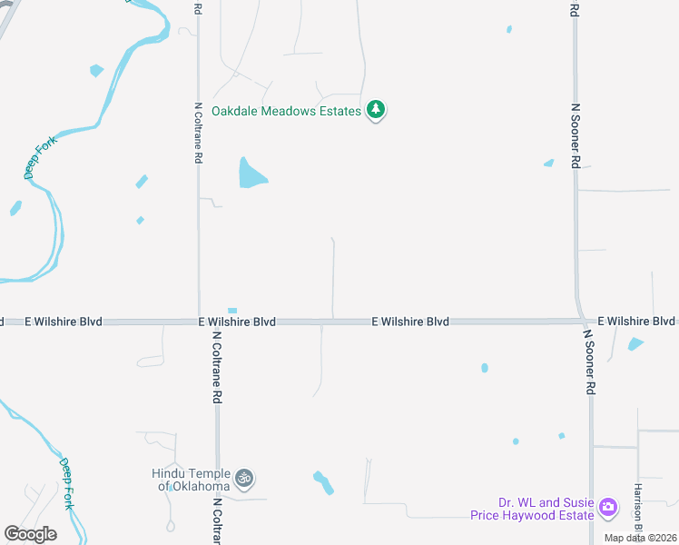 map of restaurants, bars, coffee shops, grocery stores, and more near 4629 East Wilshire Boulevard in Oklahoma City