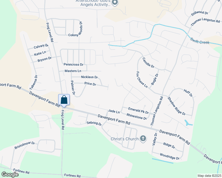 map of restaurants, bars, coffee shops, grocery stores, and more near 1304 Masters Lane in Greenville