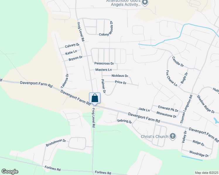 map of restaurants, bars, coffee shops, grocery stores, and more near 1109 Couples Court in Greenville