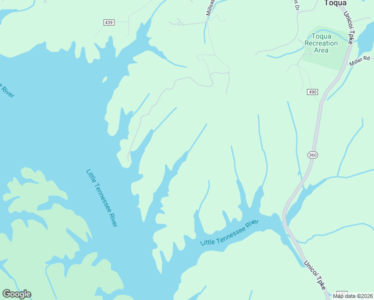 map of restaurants, bars, coffee shops, grocery stores, and more near 200 Millsaps Road in Vonore