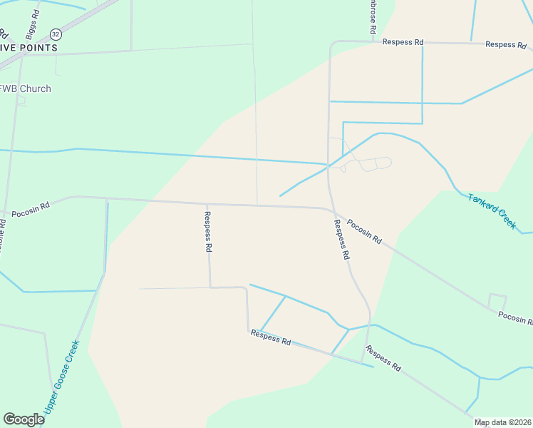 map of restaurants, bars, coffee shops, grocery stores, and more near 1470 Pocosin Road in Pinetown