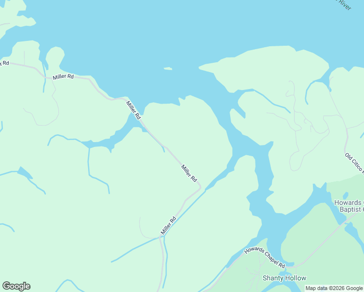 map of restaurants, bars, coffee shops, grocery stores, and more near 333 Miller Road in Vonore