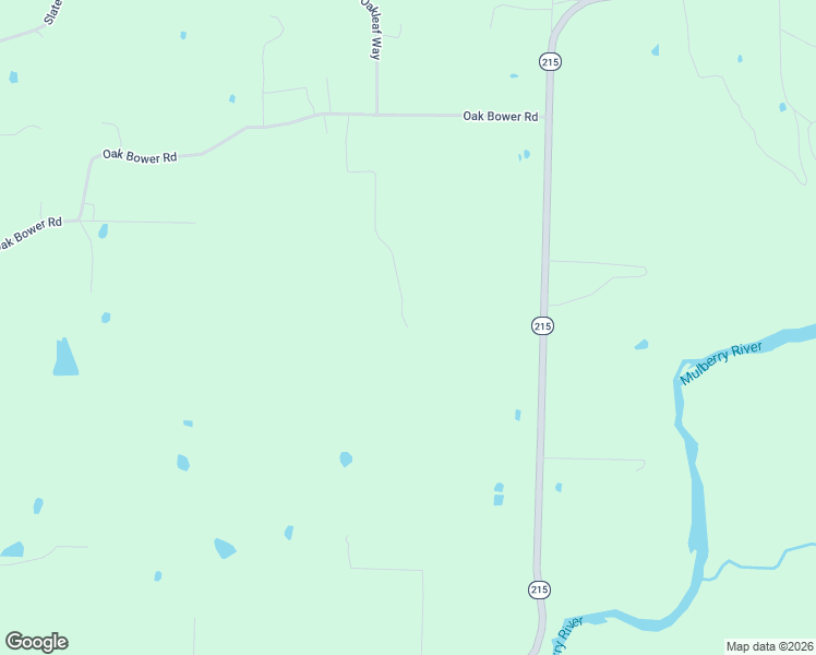 map of restaurants, bars, coffee shops, grocery stores, and more near 7518 Oakbower Lane in Mulberry