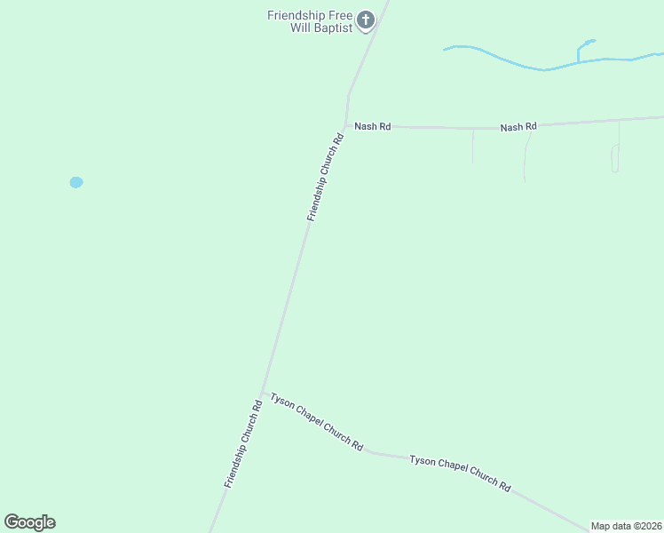 map of restaurants, bars, coffee shops, grocery stores, and more near 2180 Friendship Church Road in Farmville