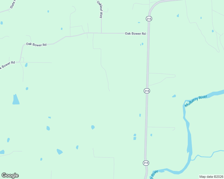 map of restaurants, bars, coffee shops, grocery stores, and more near 7518 Oakbower Lane in Mulberry