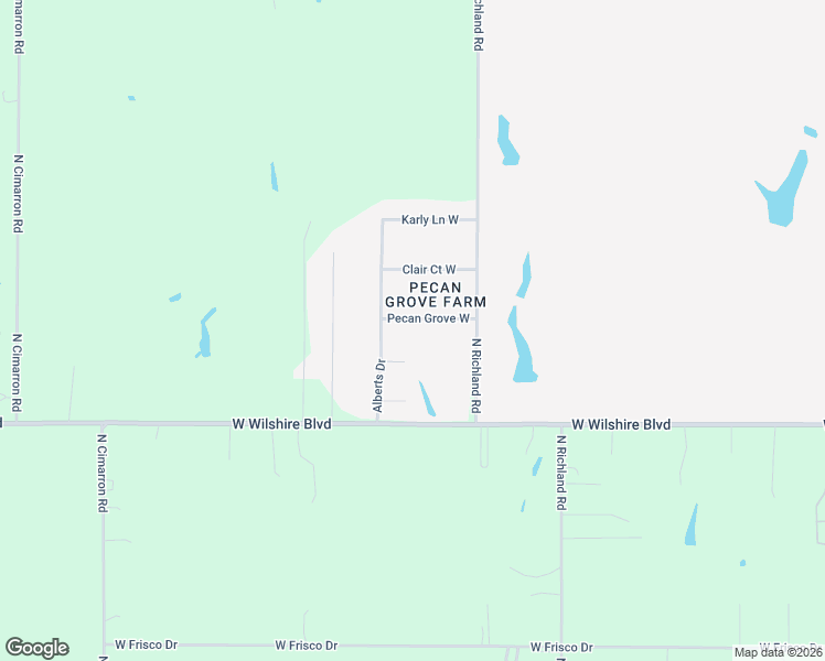 map of restaurants, bars, coffee shops, grocery stores, and more near 14737 Pecan Grove West in Yukon