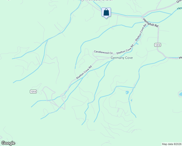 map of restaurants, bars, coffee shops, grocery stores, and more near 19 Vinewood Drive in Waynesville