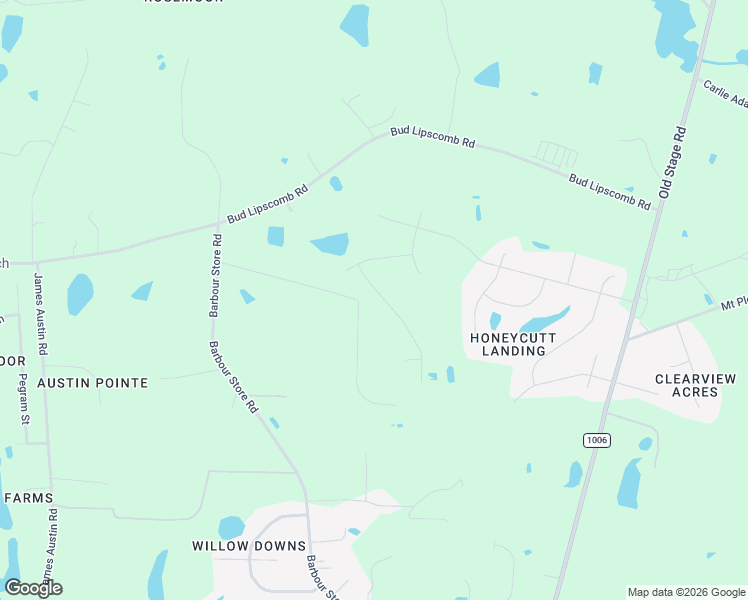 map of restaurants, bars, coffee shops, grocery stores, and more near 2209 Mockingbird Lane in Willow Spring