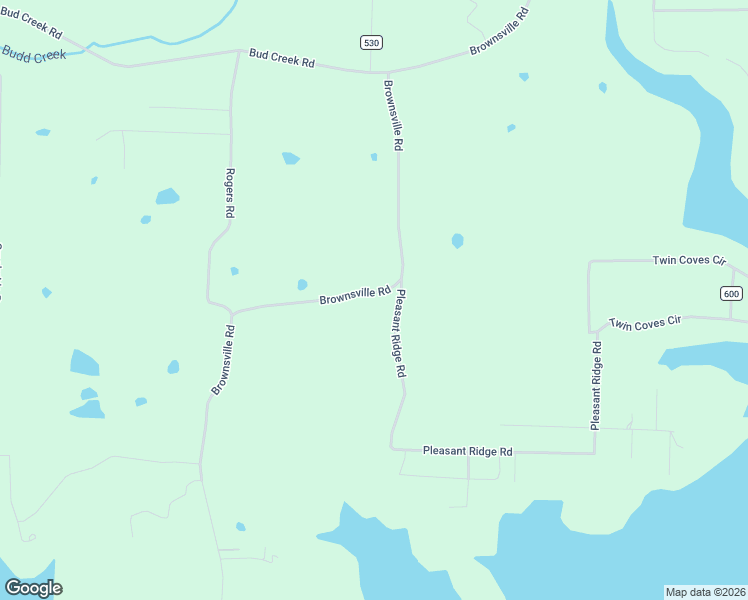 map of restaurants, bars, coffee shops, grocery stores, and more near 2665 Brownsville Road in Greers Ferry