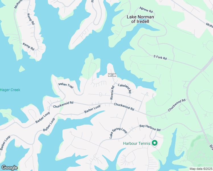 map of restaurants, bars, coffee shops, grocery stores, and more near 390 Indian Trail in Mooresville