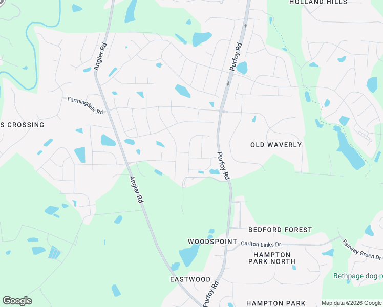 map of restaurants, bars, coffee shops, grocery stores, and more near 3925 Sherron Hill Lane in Fuquay-Varina