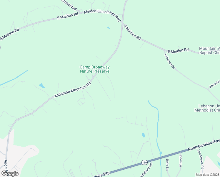 map of restaurants, bars, coffee shops, grocery stores, and more near 4915 Quartz Ridge Road in Maiden