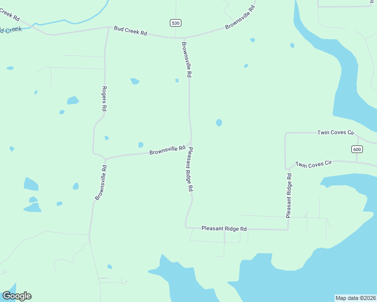 map of restaurants, bars, coffee shops, grocery stores, and more near 2665 Brownsville Road in Greers Ferry
