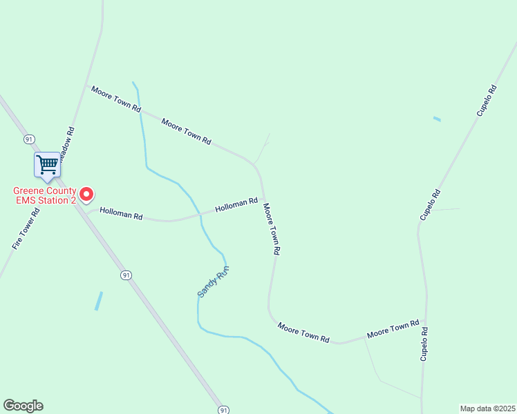 map of restaurants, bars, coffee shops, grocery stores, and more near 975 Moore Town Road in Walstonburg