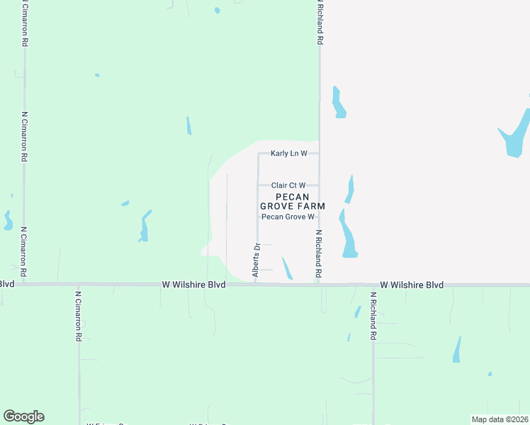 map of restaurants, bars, coffee shops, grocery stores, and more near 14737 Pecan Grove West in Yukon