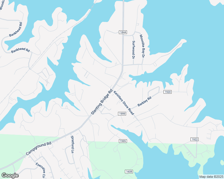 map of restaurants, bars, coffee shops, grocery stores, and more near 5053 Slanting Bridge Road in Sherrills Ford