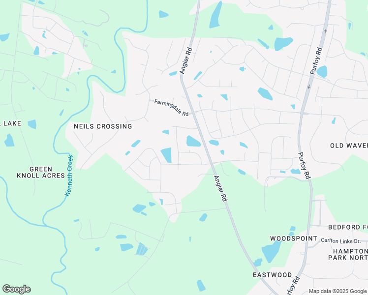 map of restaurants, bars, coffee shops, grocery stores, and more near 1614-1622 Angier Road in Fuquay Varina