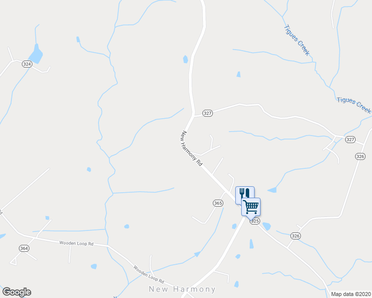 map of restaurants, bars, coffee shops, grocery stores, and more near 6901 New Harmony Road in Pikeville