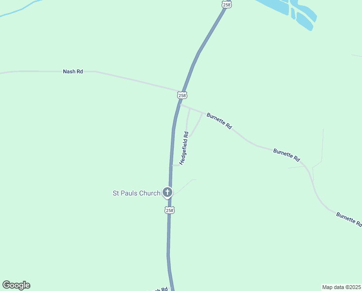 map of restaurants, bars, coffee shops, grocery stores, and more near Hedgefield Road in Greene County