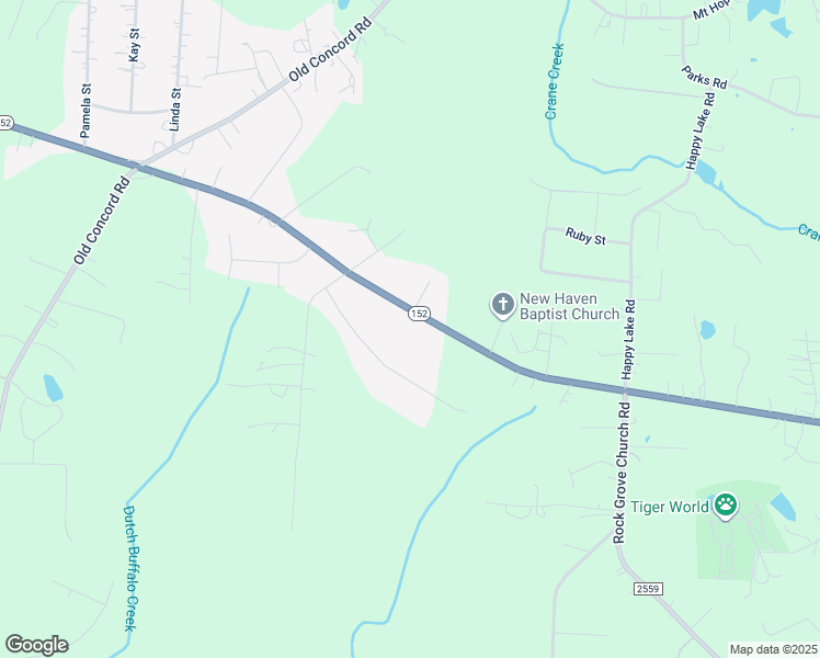 map of restaurants, bars, coffee shops, grocery stores, and more near 3715 North Carolina 152 in Salisbury