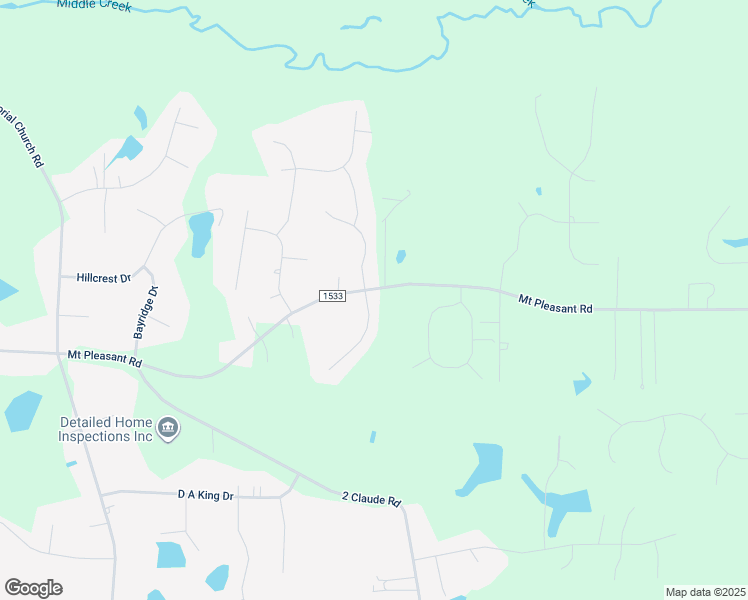 map of restaurants, bars, coffee shops, grocery stores, and more near 29 Saylor Ridge Lane in Johnston County