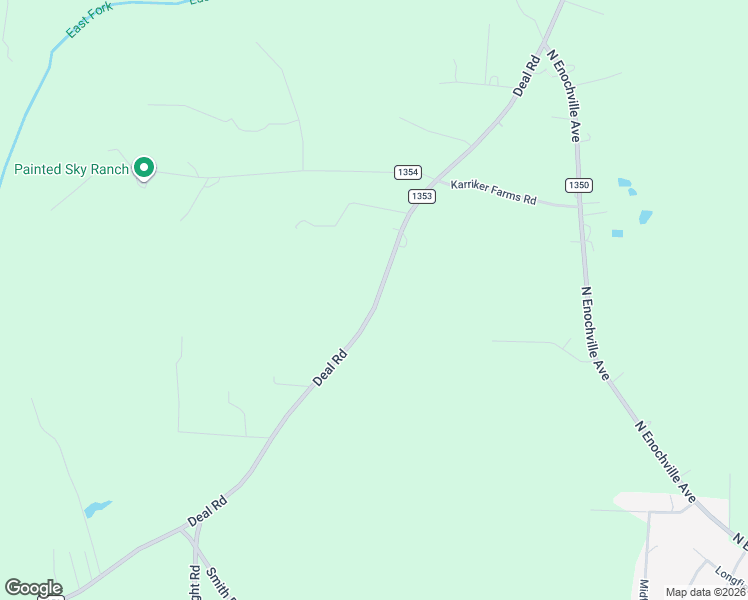 map of restaurants, bars, coffee shops, grocery stores, and more near 1180 Deal Road in Mooresville