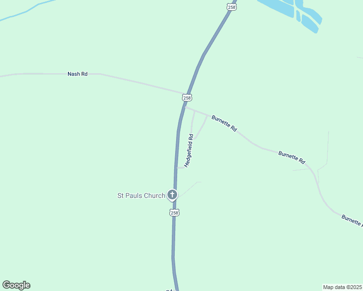 map of restaurants, bars, coffee shops, grocery stores, and more near 8432 US Highway 258 North in Farmville