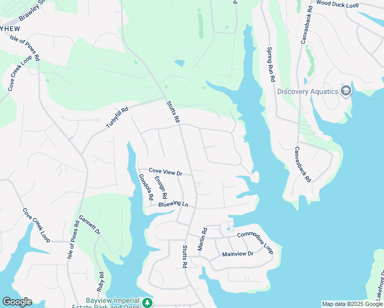 map of restaurants, bars, coffee shops, grocery stores, and more near Stutts Road in Mooresville