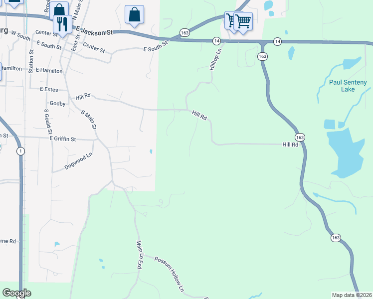map of restaurants, bars, coffee shops, grocery stores, and more near 7508 Tate Lane in Harrisburg