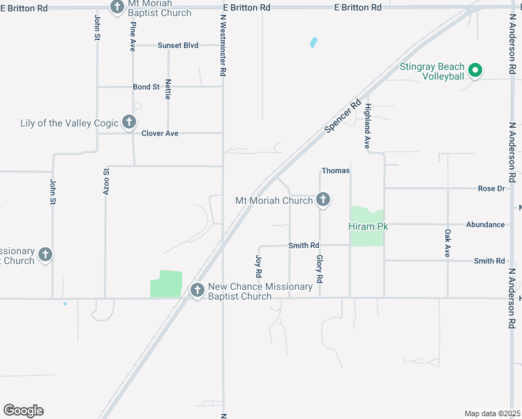 map of restaurants, bars, coffee shops, grocery stores, and more near 8312 Spencer-Jones Road in Jones