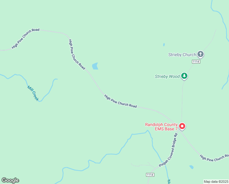 map of restaurants, bars, coffee shops, grocery stores, and more near 6796 High Pine Church Road in Asheboro