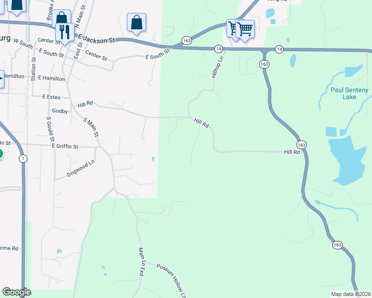 map of restaurants, bars, coffee shops, grocery stores, and more near 7508 Tate Lane in Harrisburg