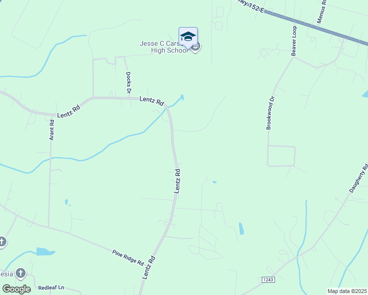 map of restaurants, bars, coffee shops, grocery stores, and more near 2110 Lentz Road in China Grove