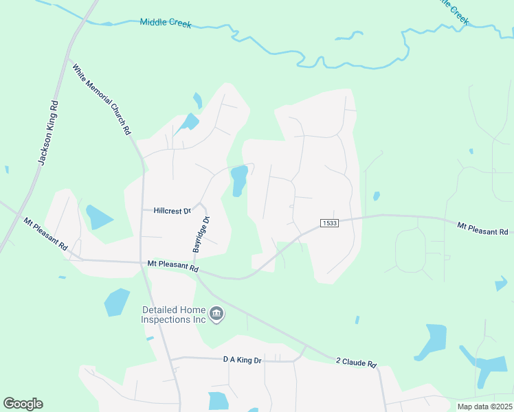 map of restaurants, bars, coffee shops, grocery stores, and more near 418 September Lane in Johnston County
