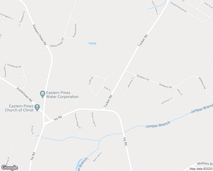 map of restaurants, bars, coffee shops, grocery stores, and more near 2513 Kyle Drive in Greenville